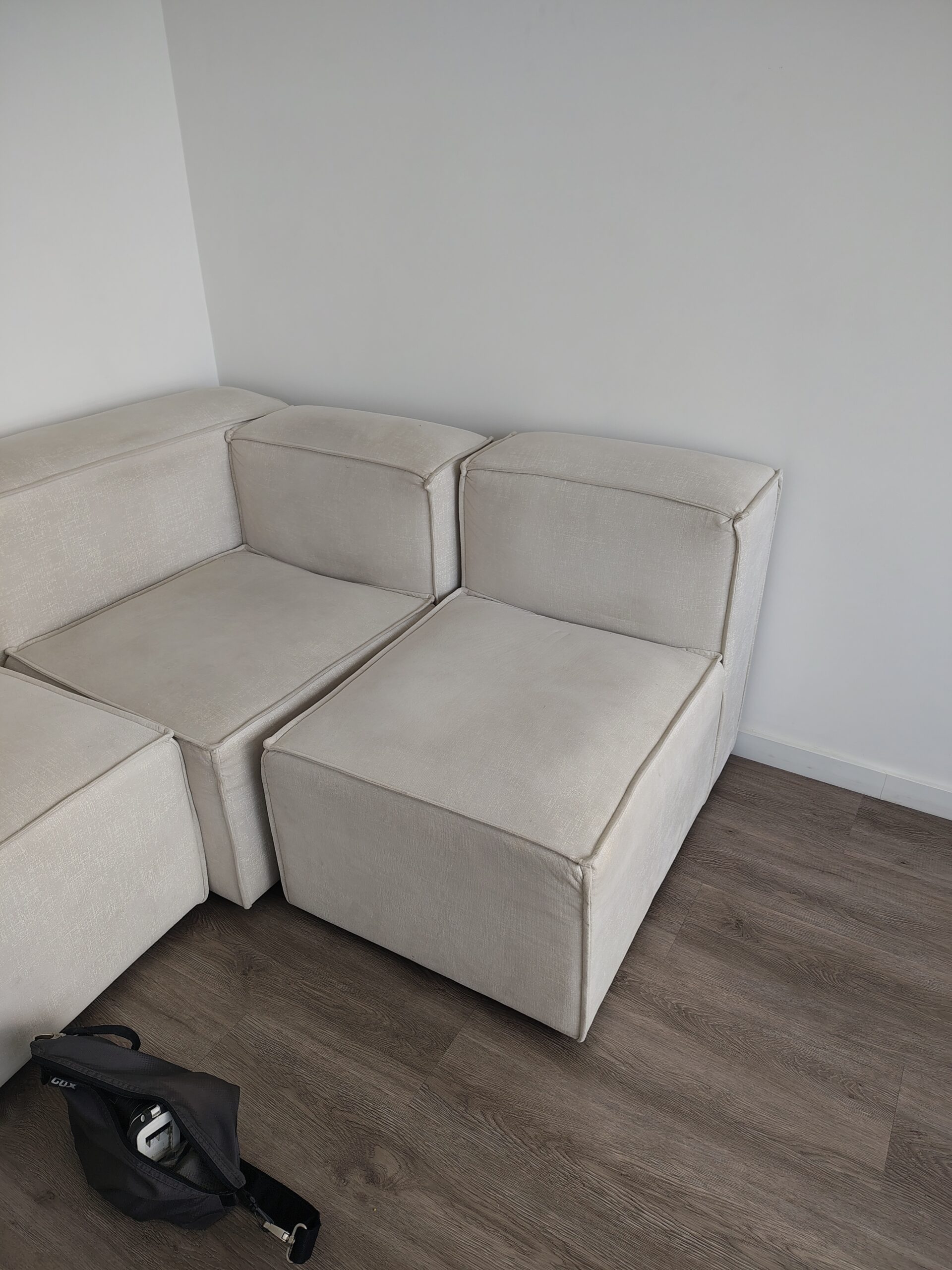 Mueble antes de empacar